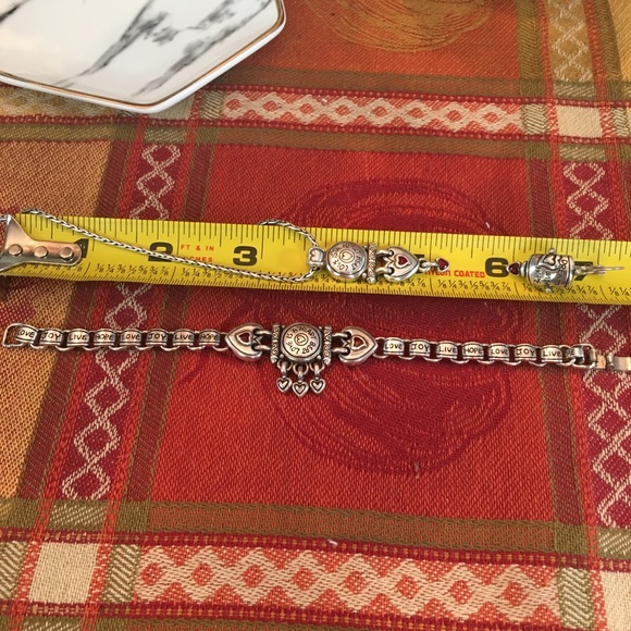 Brighton LOVE IS A HEART BEAT Heart inspirational Necklace Bracelet Earring RARE - Picture 15 of 16